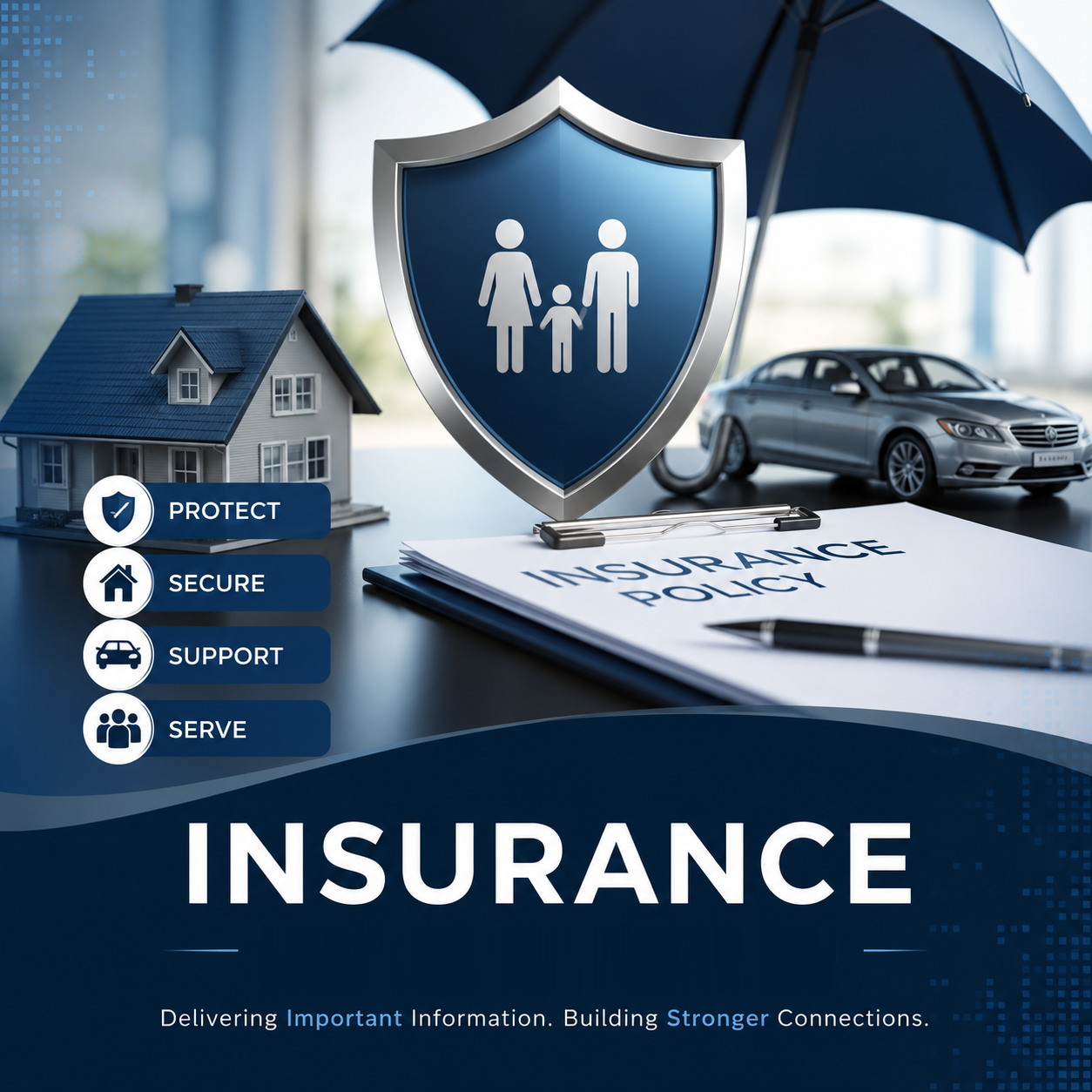 Insurance professionals meeting with a client